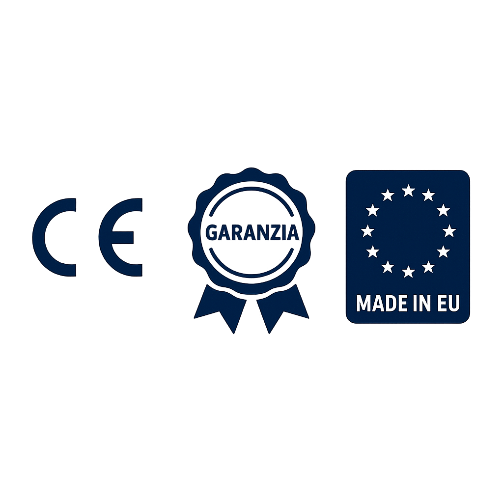 Badge CE, Garanzia, Made in EU