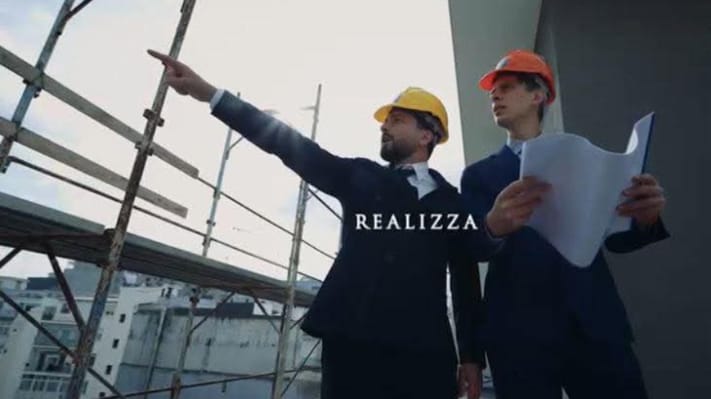 Mario e Gracjan in cantiere